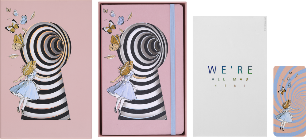 LE ALICE NOTEBOOK LARGE RULED W/BOX