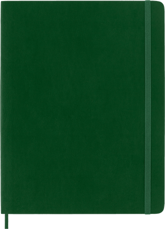 Classic Notebook Soft Cover, Myrtle Green - Front view