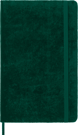 Carnet Velours Vert - Front view