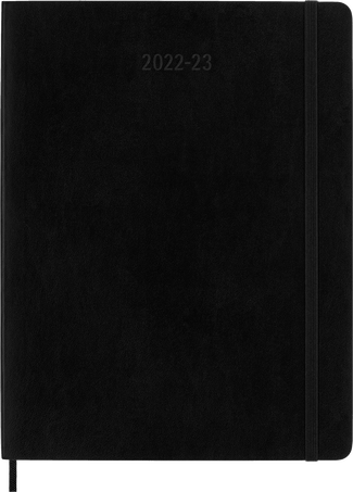 Classic Planner 2022/2023 Monthly 18-Month, Black - Front view