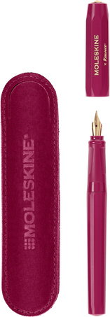 Перьевая ручка и футляр MSK X KAWECO STAN GIFT SET FOUNT RED