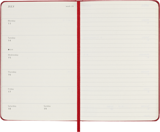 12M WKLY NTBK PK S.RED HARD