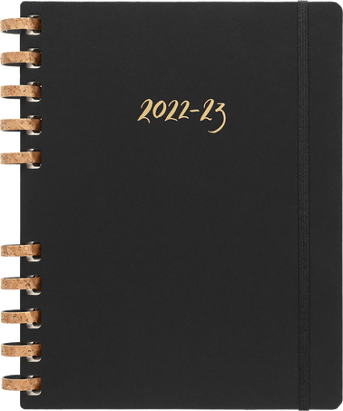 Student Life - Agenda scolaire 2022/2023 12-Month, Spiral, Minuit - Front view