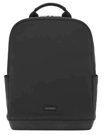 Рюкзак – Soft-Touch PU Коллекция The Backpack, Чернить - Front view