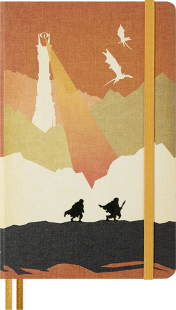 LE LOTR NTBK LARGE RUL FRODO SAM NO BOX
