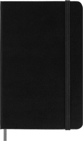 Smart notebook Pocket Hard cover, ruled, Чернить - Front view