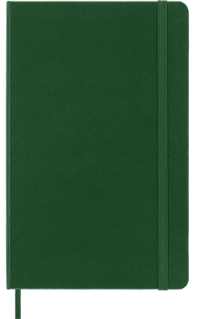 Записная книжка Classic Твердая обложка, Myrtle — Зеленый Цвет - Front view