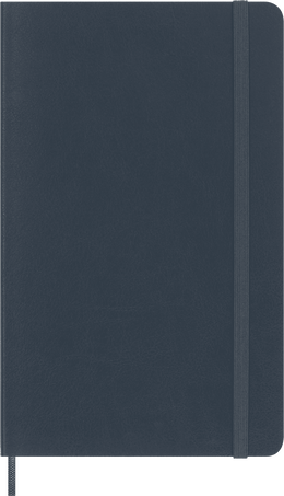 Cuaderno Precious & Ethical Tapa blanda vegana, a rayas, con caja de regalo, Petroleum - Front view