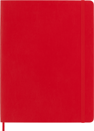 Carnet Classic NOTEBOOK XL SQU S.RED SOFT
