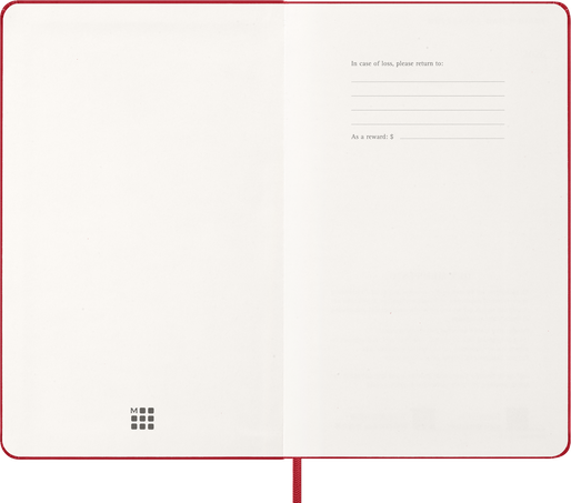 12M WKLY NTBK LG S.RED HARD