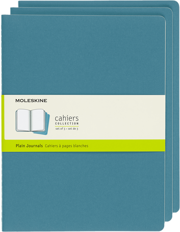 Moleskine Notebooks A5 - Cahiers Collection Set of 3 - Pencilly