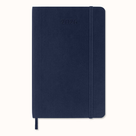 SIGEL C2633 - Terminplaner Wochenkalender Conceptum 2026, Ca. A6, Softcover, Dunkelblau