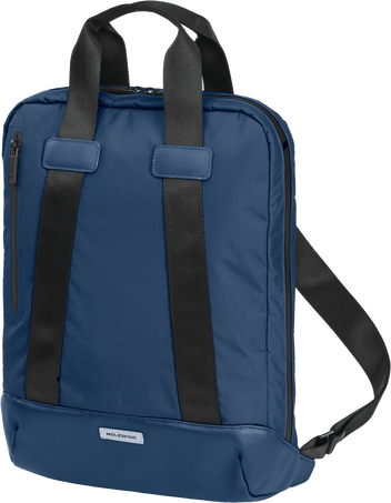 Sacoche ordinateur horizontale / verticale – 15'' Collection Metro, Bleu Saphir - Front view