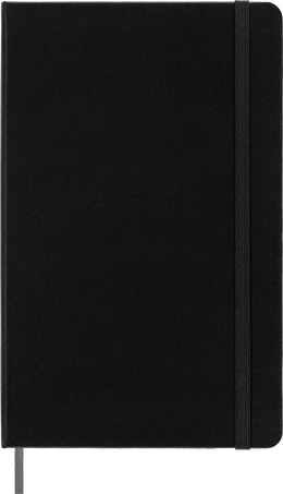 Smart Notebook Fester Einband, Schwarz - Front view