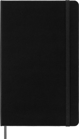 Smart Notebook Hard Cover, Black - Front view