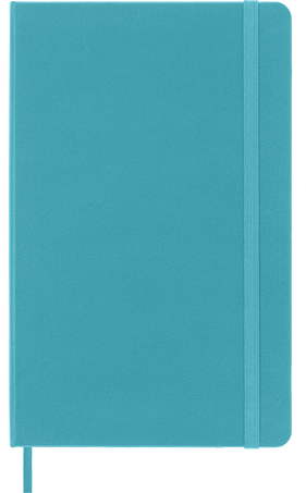 Classic Notebook Hard Cover, Reef Blue - Front view