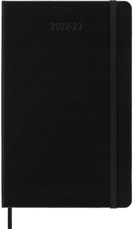 Classic Planner 2022/2023 Daily 18-Month, Black - Front view