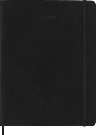 12M WKLY NTBK XL BLK SOFT