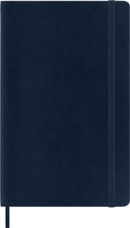 Classic Notizbuch Weicher Einband, Saphir - Front view
