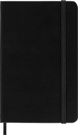 Carnet Classic Couverture rigide, Noir - Front view