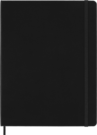 Записная книжка Classic NOTEBOOK XL RUL-PLA BLACK HARD