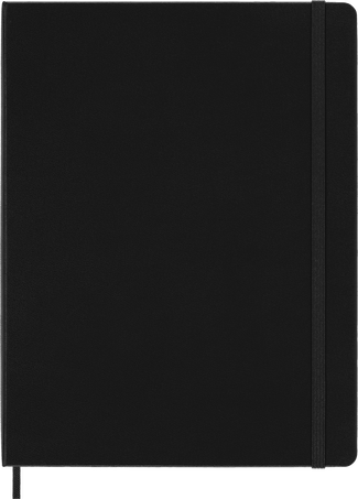 Carnet Classic Couverture rigide, Noir - Front view