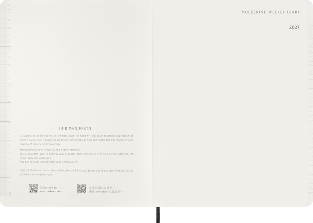 ESSENTIAL PLANNER WKLY VERT XXL BLACK