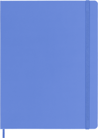 Classic Notebook Hard Cover, Hydrangea Blue - Front view