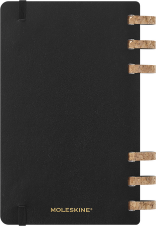 12M SPIRAL PLANNER L BLACK SOFT