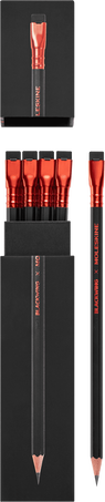 Blackwing x Moleskine Set de 12 crayons Soft (mine tendre) - Front view