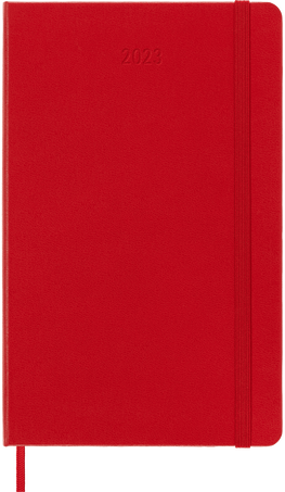 Classic Planner 2023 12M WKLY NTBK LG S.RED HARD
