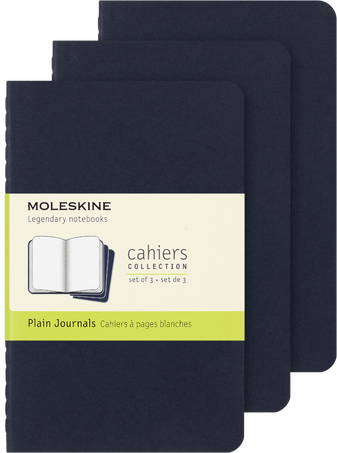 CAHIER JNLS PK PLA INDIGO.BLU