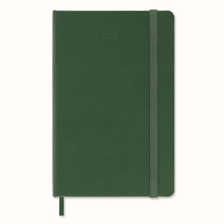 Classic Planner 2024 Pocket Daily, hard cover, 12 months Myrtle
