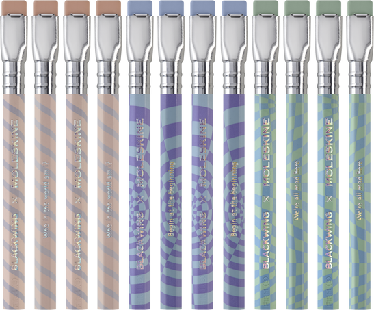 LE ALICE-BLACKWING SET OF 12 F MINI PENC