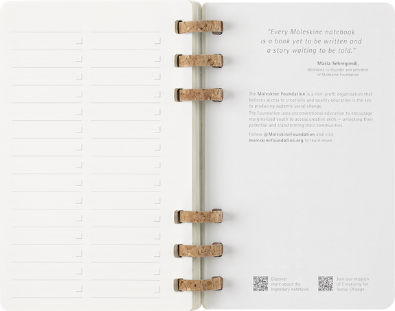 12M SPIRAL PLANNER L BLACK SOFT