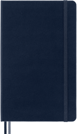 Cuaderno Classic ampliado Tapa dura, Azul Zafiro - Front view