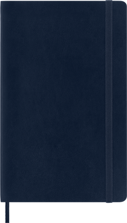 Classic Notebook Soft Cover, Sapphire Blue - Front view