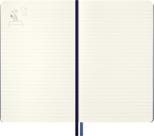 NOTEBOOK SNOOPY RULED L HARD WITH BOX