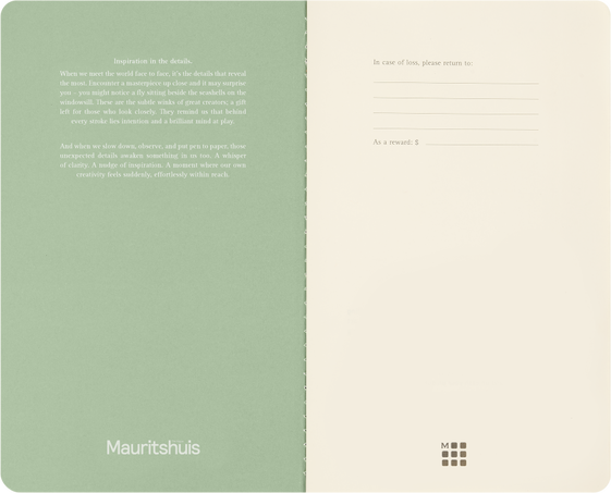 CAHIER JNLS SET OF 2 MAURITSHUIS