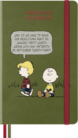 UNDATED PLANNER PEANUTS HARD