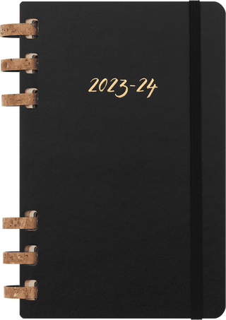 Student Life - Agenda Universitaria 2023/2024 Large 12 mesi, Spirale, Nero - Front view