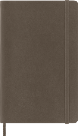 Classic Notebook Soft Cover, Earth Brown - Front view