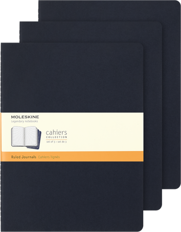 CAHIER JNLS XL RUL INDIGO.BLU