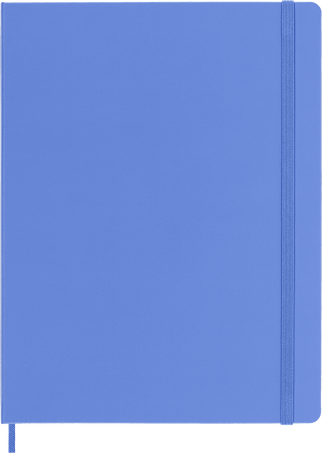 Classic Notizbuch Fester Einband, Hortensienblau - Front view