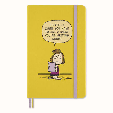 LE PEANUTS PATTY LARGE RULED NTBK