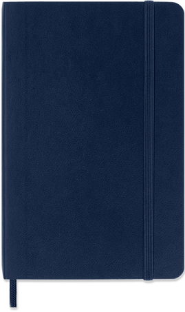 Carnet Classic Couverture souple, Bleu Saphir - Front view