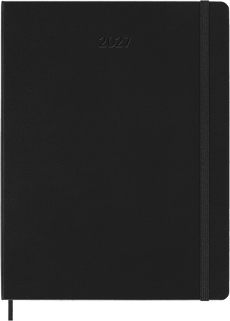 12M WKLY NTBK XL BLK HARD