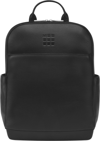 Moleskine PRO Lederrucksack Rucksack Classic, Schwarz - Front view