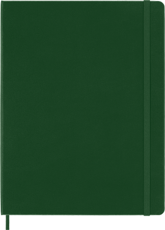 Classic Notebook Hard Cover, Myrtle Green - Front view