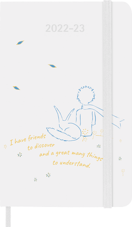 Le Petit Prince Planner 2022/2023 18-Month, Weekly, Fox White - Front view